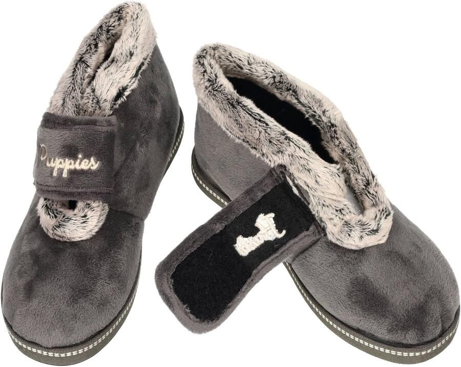 Hush Puppies -Dames grijs donker pantoffels