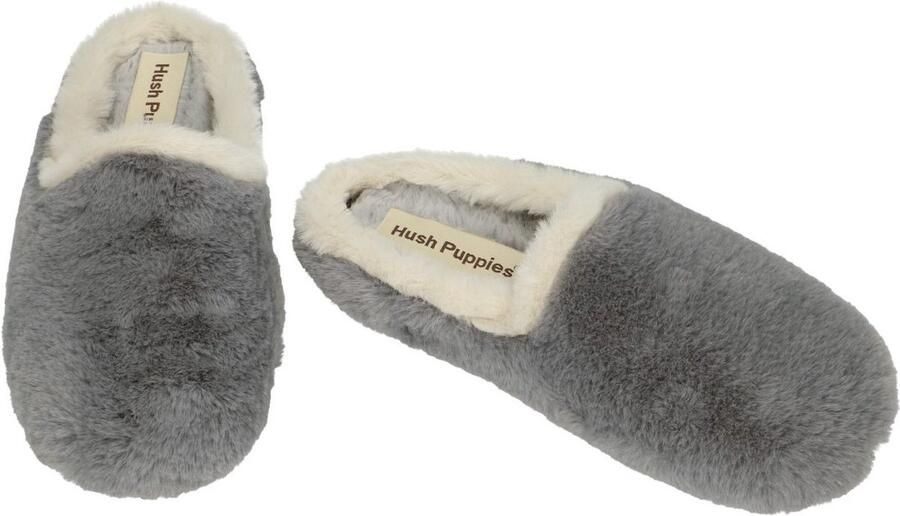 Hush Puppies -Dames grijs pantoffels - Foto 3