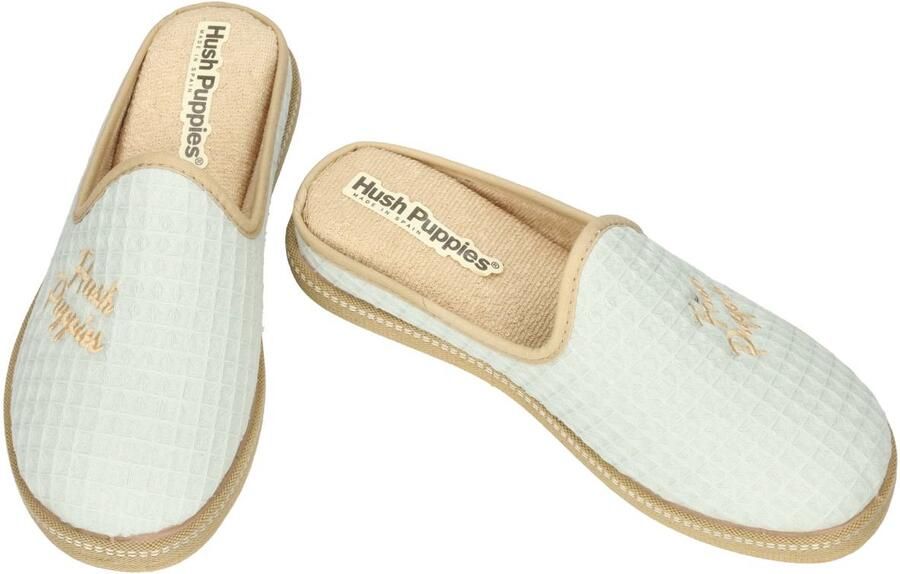 Hush Puppies -Dames groen licht pantoffels