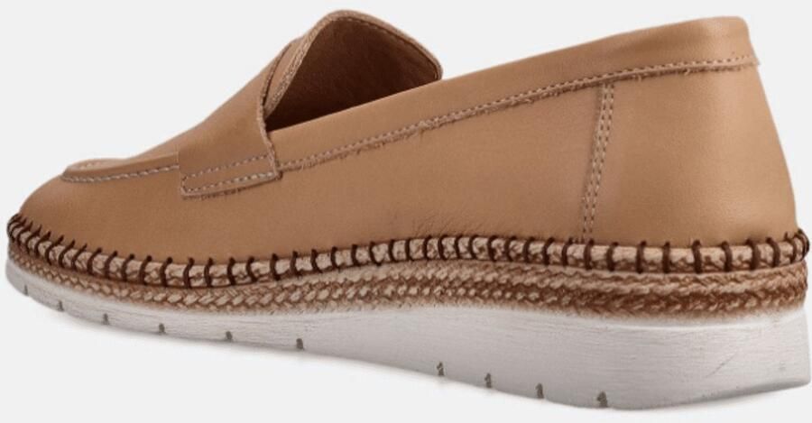 Hush Puppies Dames Mocassin Marshmallow Camel