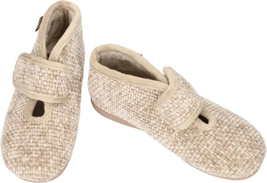Hush Puppies -Dames off-white-crÈme-ivoorkleur pantoffels