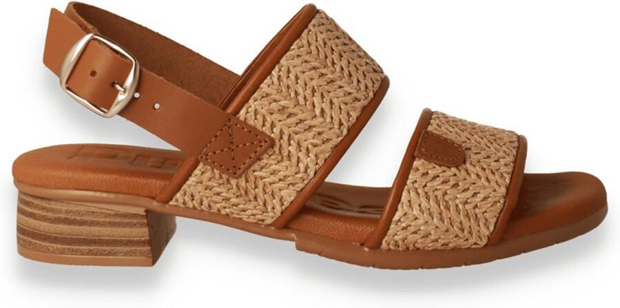 Hush Puppies Dames Sandaal Ducka Natur Cognac - Foto 2