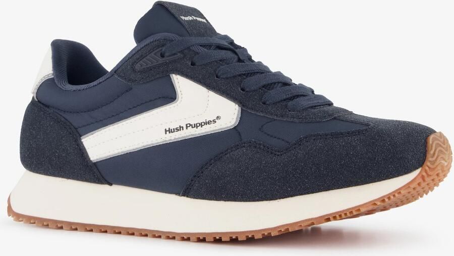 Hush Puppies dames sneakers blauw Uitneembare zool