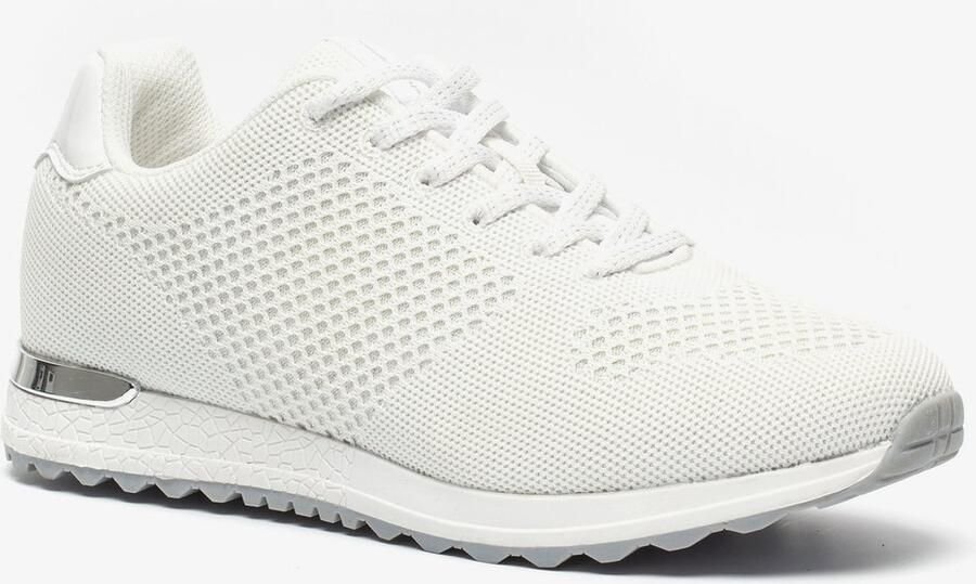 Hush Puppies dames sneakers wit Uitneembare zool