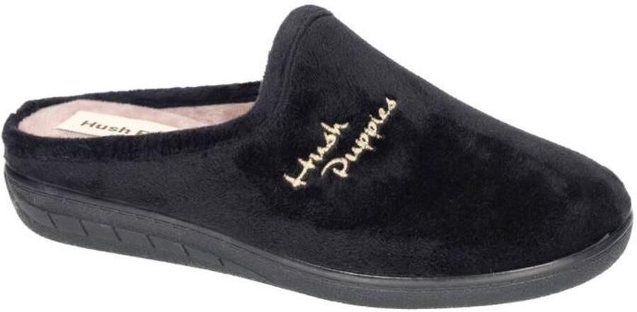 Hush Puppies -Dames zwart pantoffels