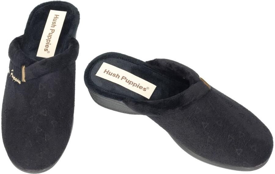 Hush Puppies Dames Pantoffel Delha Zwart