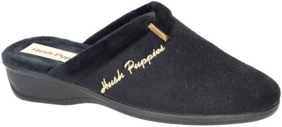 Hush Puppies -Dames zwart pantoffels