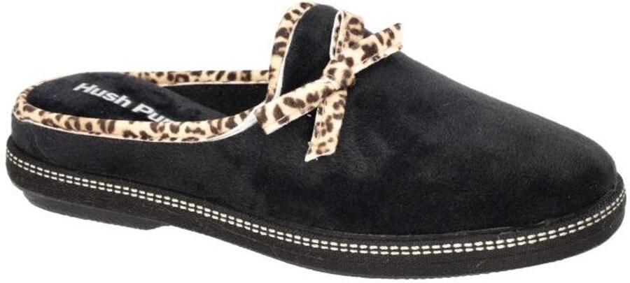 Hush Puppies -Dames zwart pantoffels