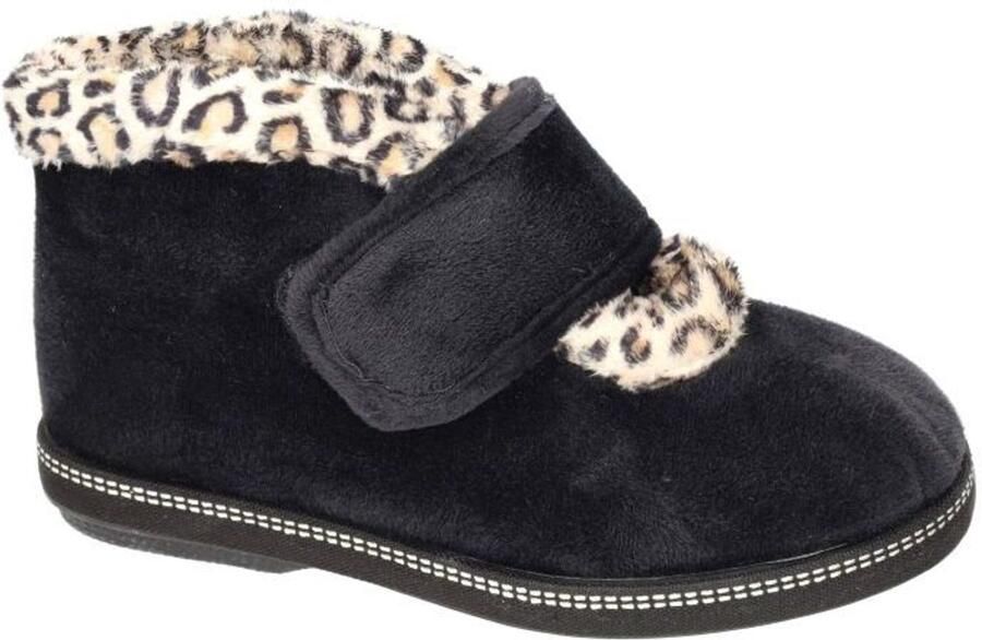 Hush Puppies -Dames zwart pantoffels
