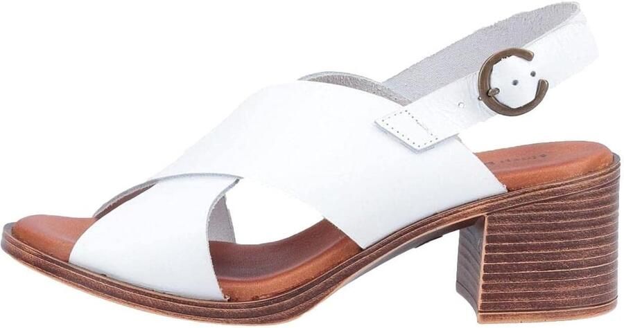 Hush Puppies Gabrielle Dames Sandalen met Hak Wit