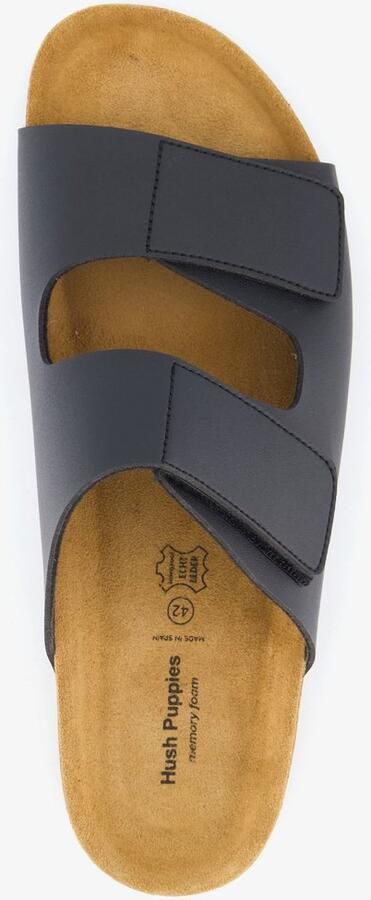 Hush Puppies heren bio slippers zwart Extra comfort Memory Foam