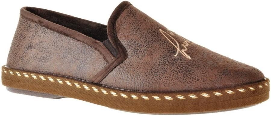 Hush Puppies -Heren bruin donker pantoffels & slippers