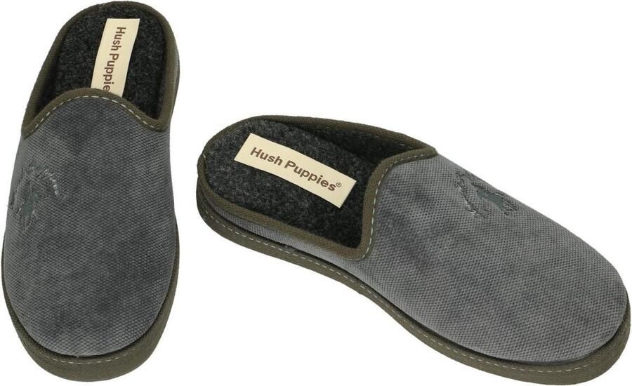 Hush Puppies -Heren grijs pantoffels & slippers - Foto 8