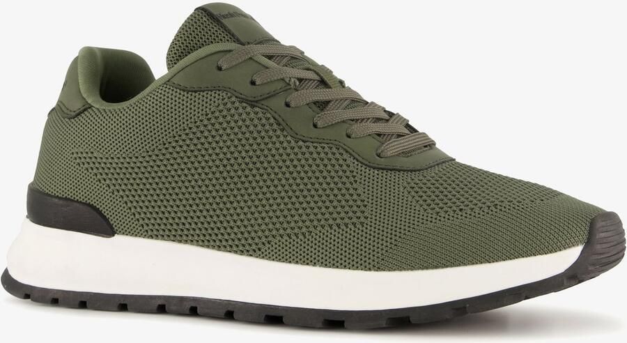 Hush Puppies heren sneakers groen Uitneembare zool