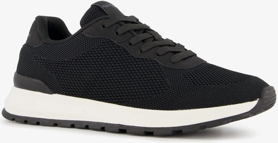 Hush Puppies heren sneakers zwart Uitneembare zool - Foto 1