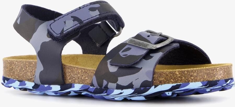 Hush Puppies kinder bio sandalen blauw camouflage