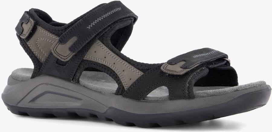 Hush Puppies leren dames sandalen zwart