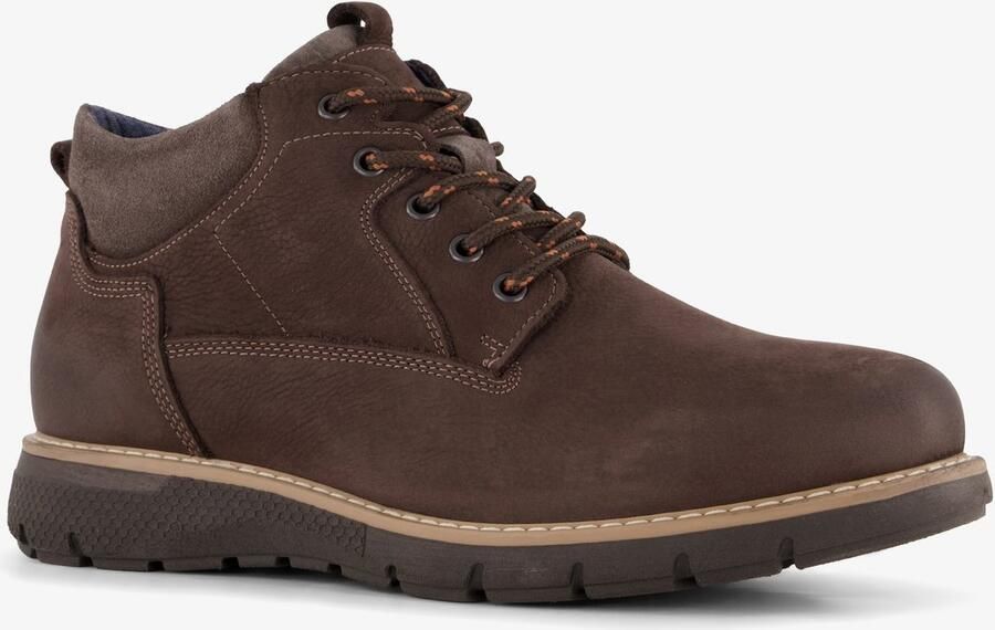 Hush Puppies leren heren veterschoenen bruin