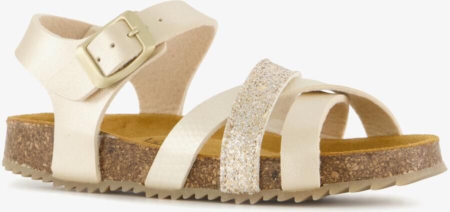 Hush Puppies meisjes bio sandalen goud glitter Extra comfort Memory Foam