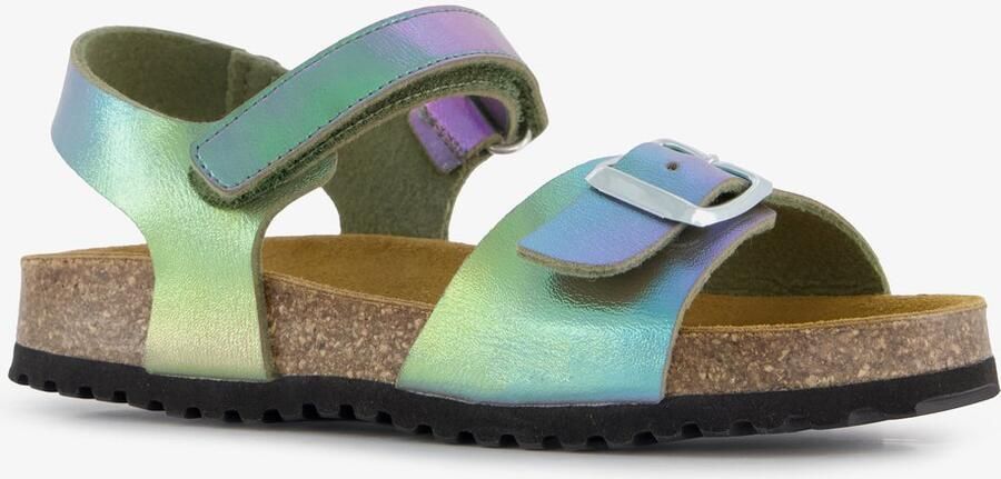 Hush Puppies meisjes bio sandalen metallic multicolor Groen