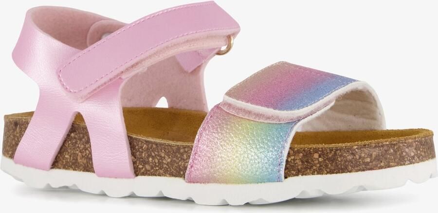 Hush Puppies meisjes bio sandalen metallic roze