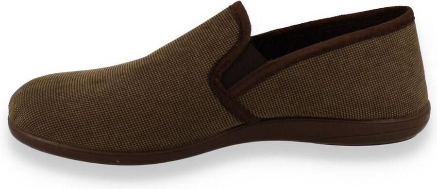 Hush Puppies Heren Pantoffel Dot Bruin