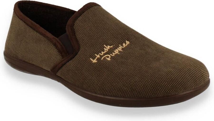 Hush Puppies Heren Pantoffel Dot Bruin - Foto 8