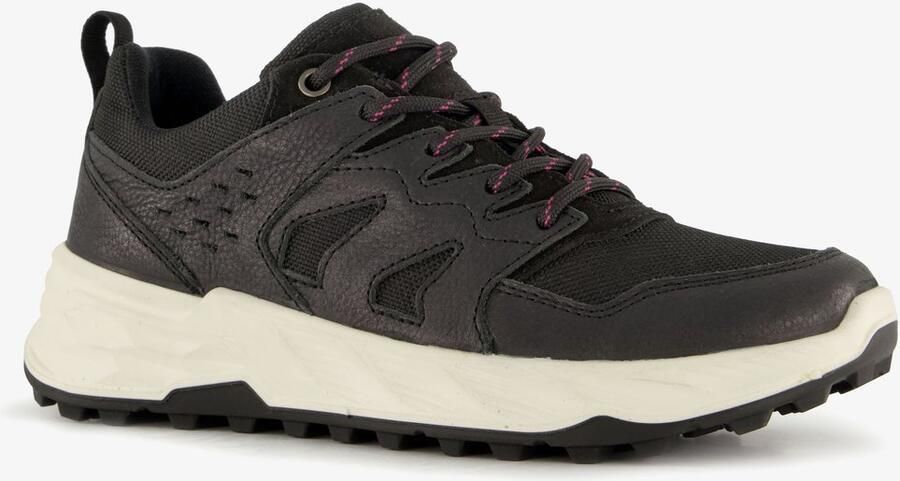 Hush Puppies suede dames sneakers zwart Uitneembare zool