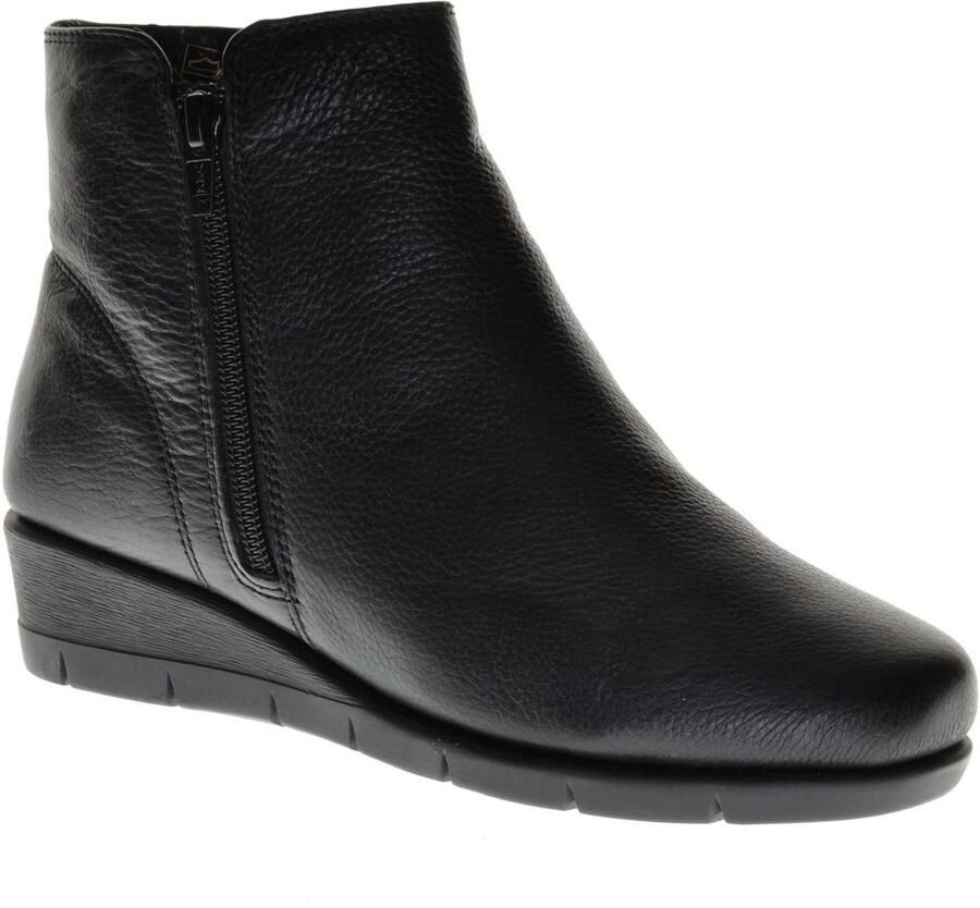 Hush Puppies Zwart Enkellaarzen Dubbel Rits