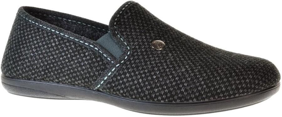 Hush Puppies Zwarte Pantoffel