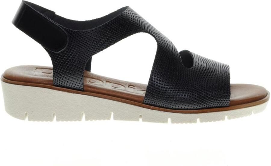 Hush Puppies Zwarte Sandalen Leder