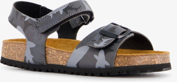 Hush Puppies jongens bio sandalen zwart grijs