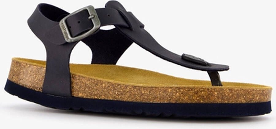 Hush Puppies jongens sandalen met teenbandje zwart