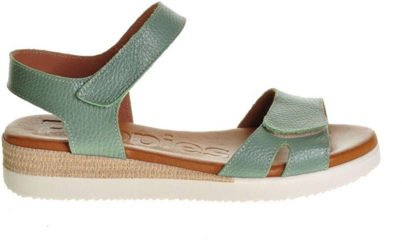 Hush Puppies Leder Damessandalen Aqua