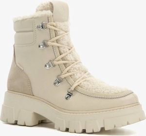 Hush Puppies leren boots beige