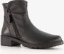 Hush Puppies leren dames enkellaarsjes zwart Uitneembare zool - Thumbnail 1