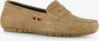 Hush Puppies leren dames mocassins beige Echt leer Uitneembare zool - Thumbnail 6