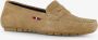 Hush Puppies leren dames mocassins groen Echt leer Uitneembare zool - Thumbnail 5