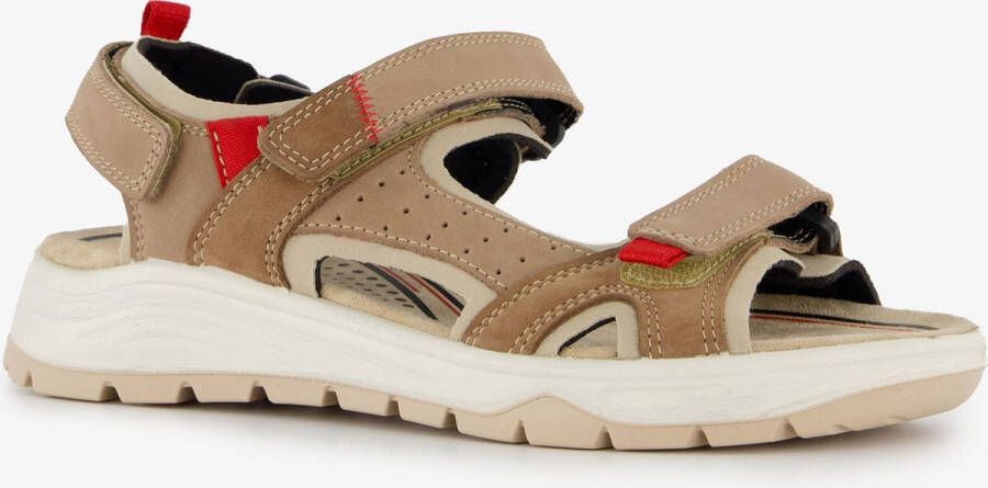 Hush Puppies leren dames sandalen beige