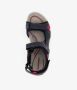 Hush Puppies leren dames sandalen blauw rood - Thumbnail 1
