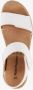 Hush Puppies leren dames sandalen met klittenband Wit Uitneembare zool - Thumbnail 1