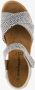 Hush Puppies leren dames sandalen met luipaardprin Wit Uitneembare zool - Thumbnail 1