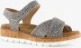 Hush Puppies leren dames sandalen met luipaardprin Wit Uitneembare zool - Thumbnail 4