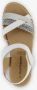Hush Puppies leren dames sandalen wit zilver Uitneembare zool - Thumbnail 4