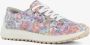Hush Puppies leren dames sneakers bloemenprint Wit Uitneembare zool - Thumbnail 4