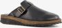 Hush Puppies leren heren pantoffels zwart Sloffen - Thumbnail 2