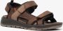 Hush Puppies leren heren sandalen bruin Uitneembare zool - Thumbnail 1