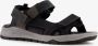 Hush Puppies leren heren sandalen zwart Uitneembare zool - Thumbnail 3