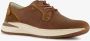 Hush Puppies leren heren sneakers cognac Uitneembare zool - Thumbnail 1