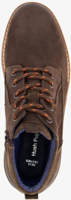 Hush Puppies leren heren veterboots bruin